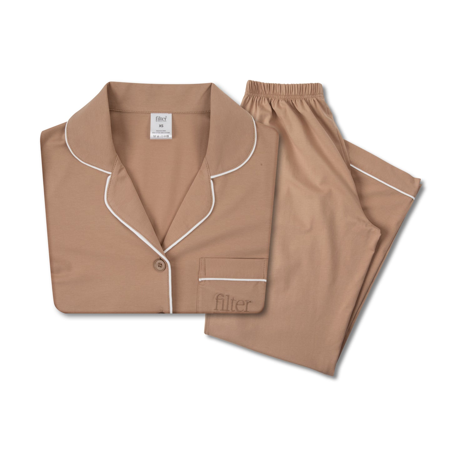 Mocha Long Sleeve Pyjamas