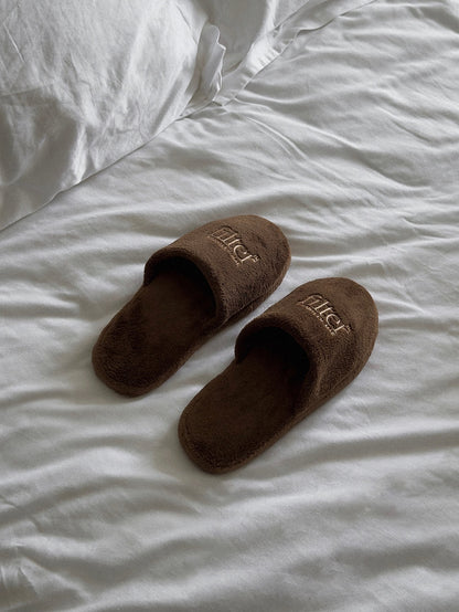 Luxury Brown Slippers