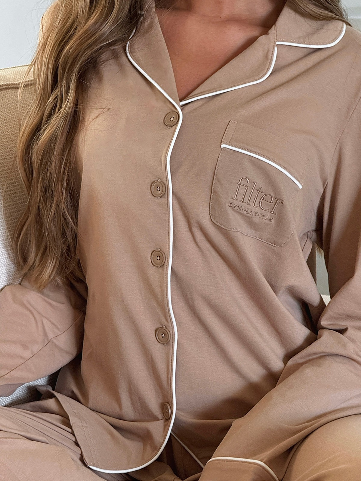 Mocha Long Sleeve Pyjamas